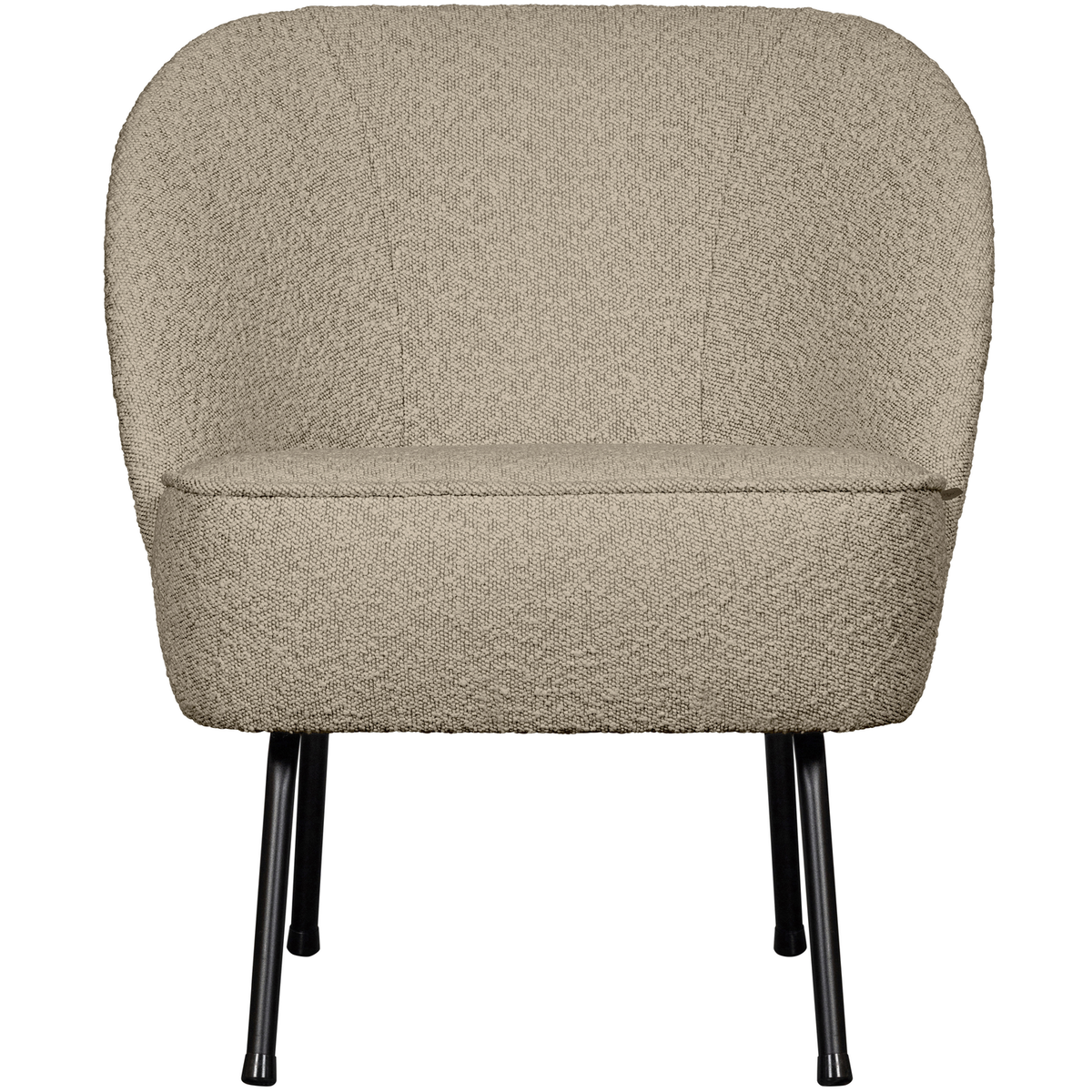 WOOOD fauteuil Vogue - Bouclé - Beige - 69x57x70