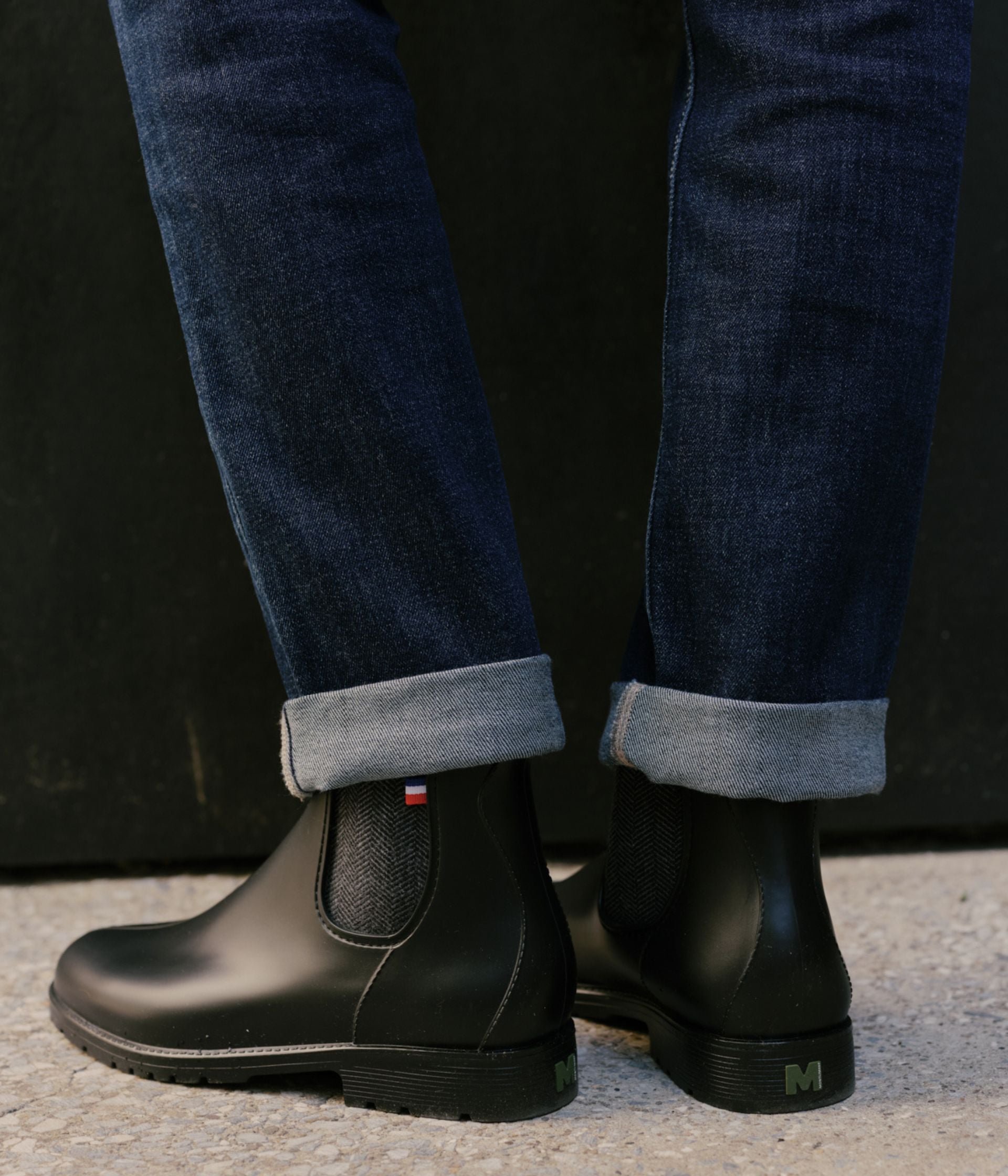 Chelsea boots Montpluie noir