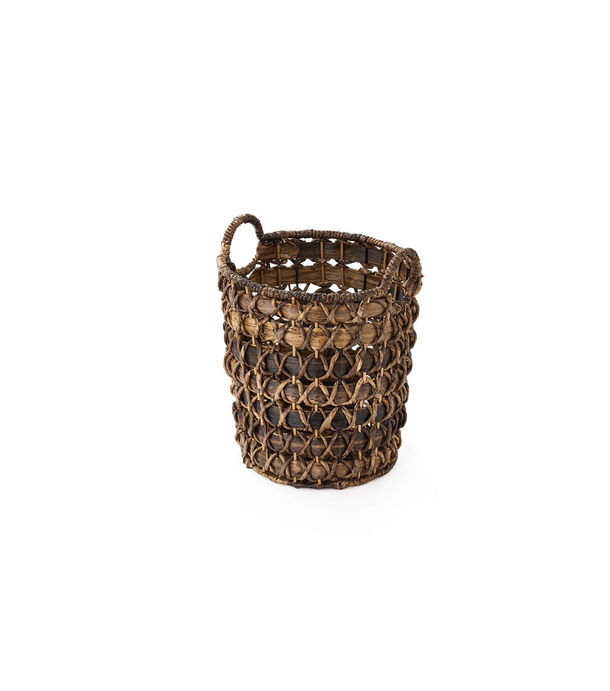12 Brown Babac Woven Basket by Place & Time