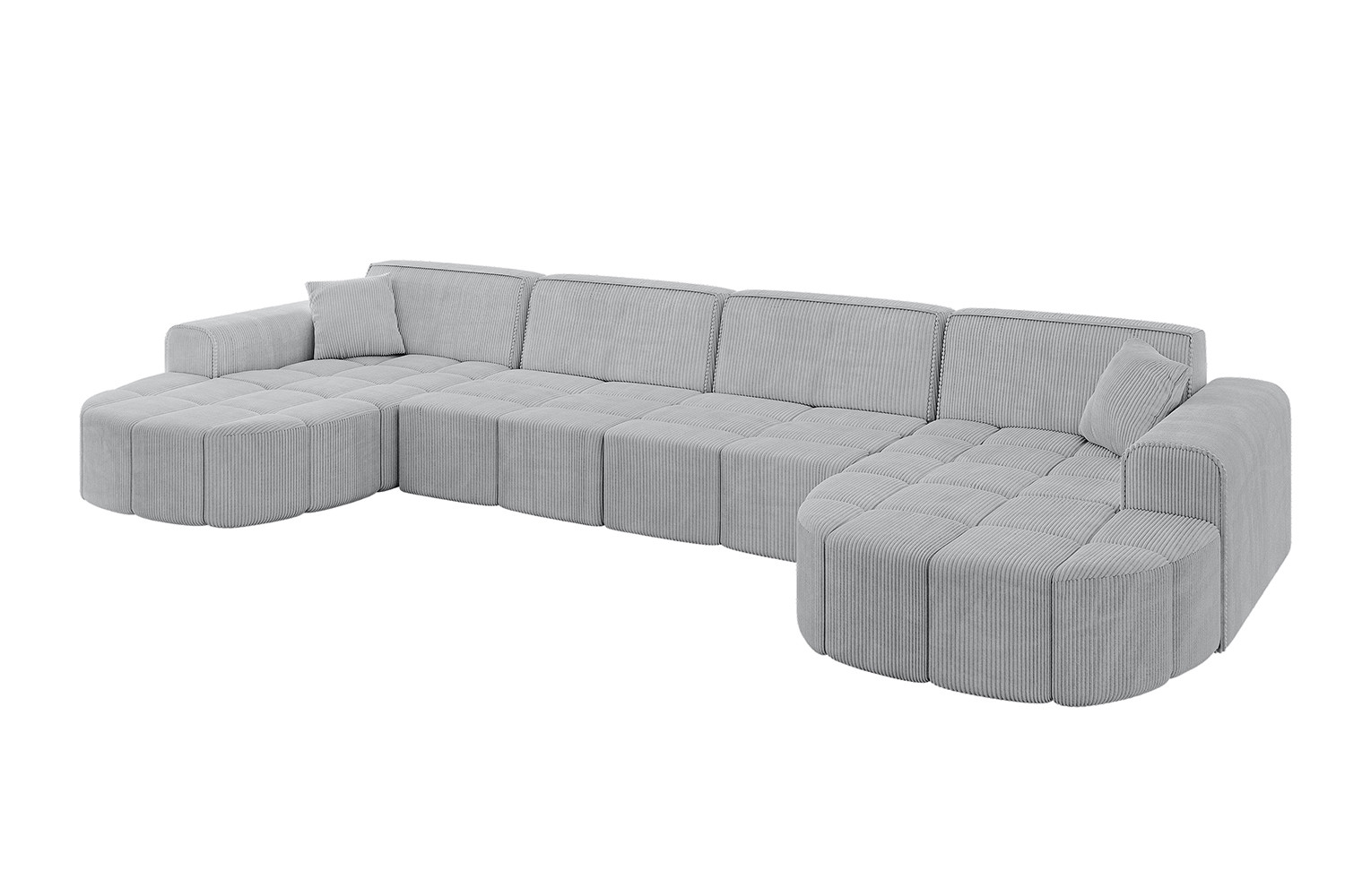 Narożnik uniwersalny bez funkcji spania LIVO-U1 - 400x173x79,5 Szary