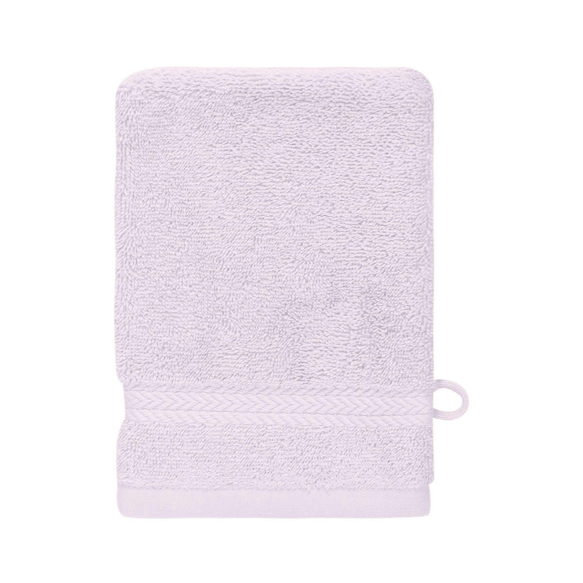 LUXURY - Lot de 3 gants de toilette 550gr/m²  parme 16x22 cm
