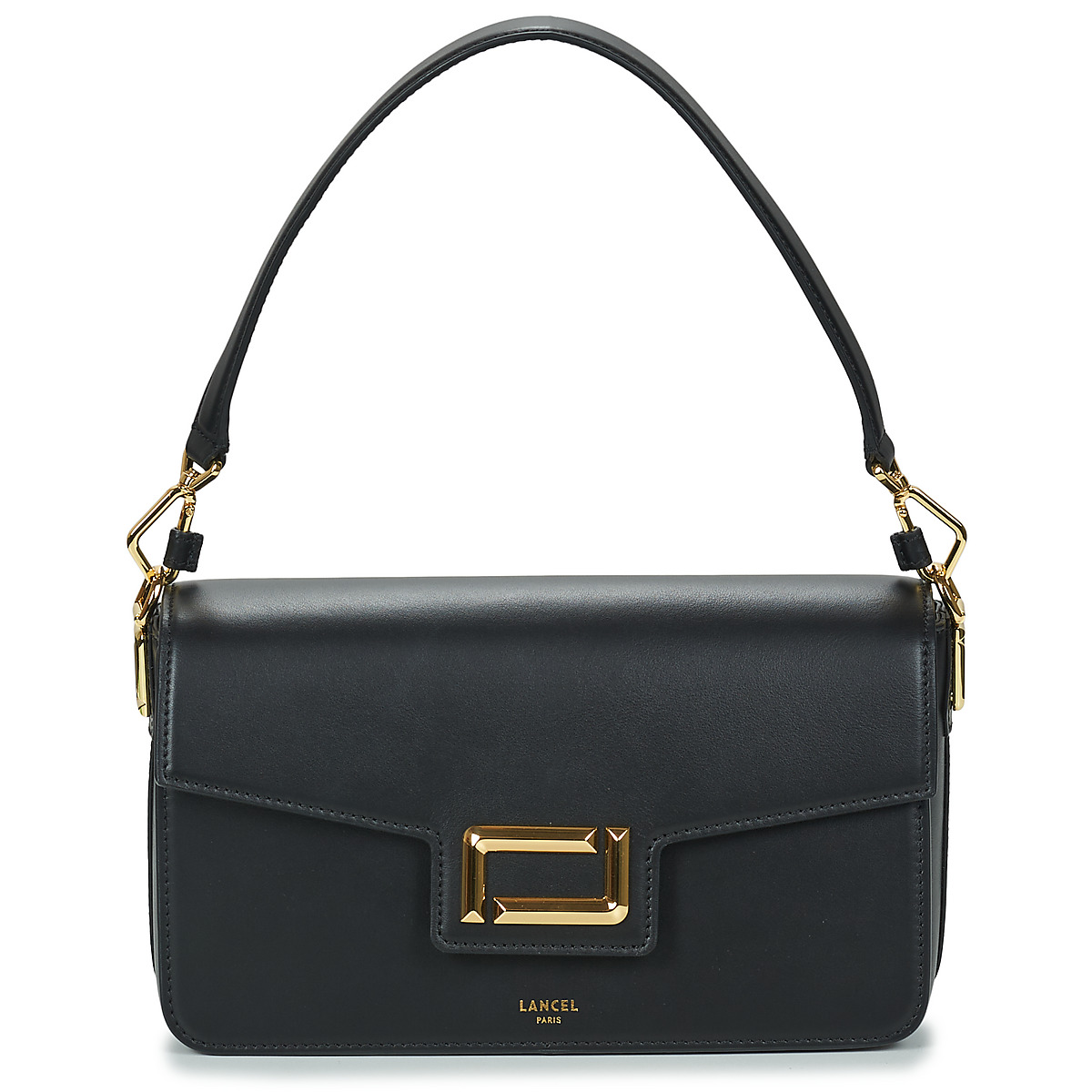 Lancel - ANGELE DE LANCEL M FLAP BAG - Black