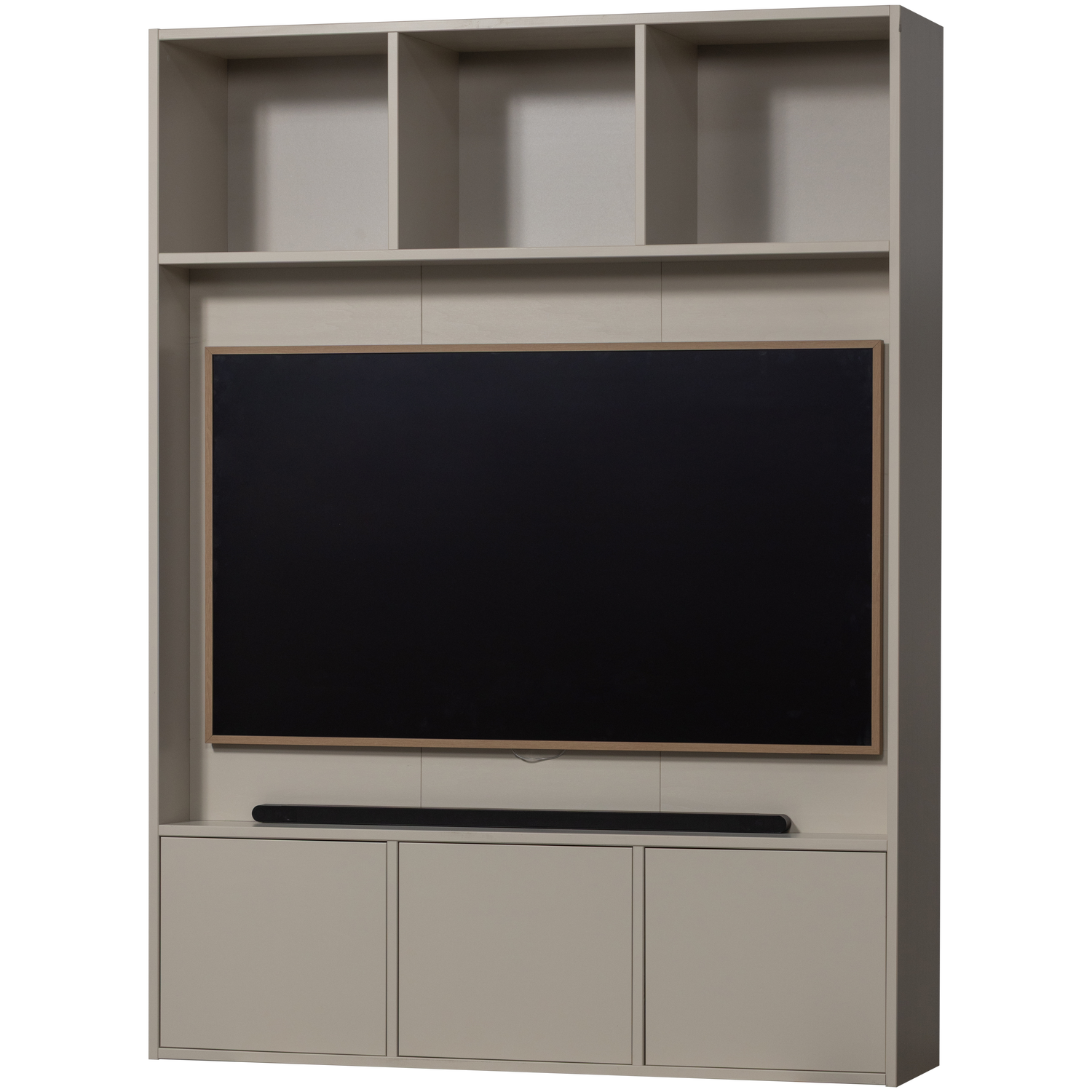 WOOOD Meggy Tv Opbergkast - Grenen hout - Dust Grijs - 215x160x40