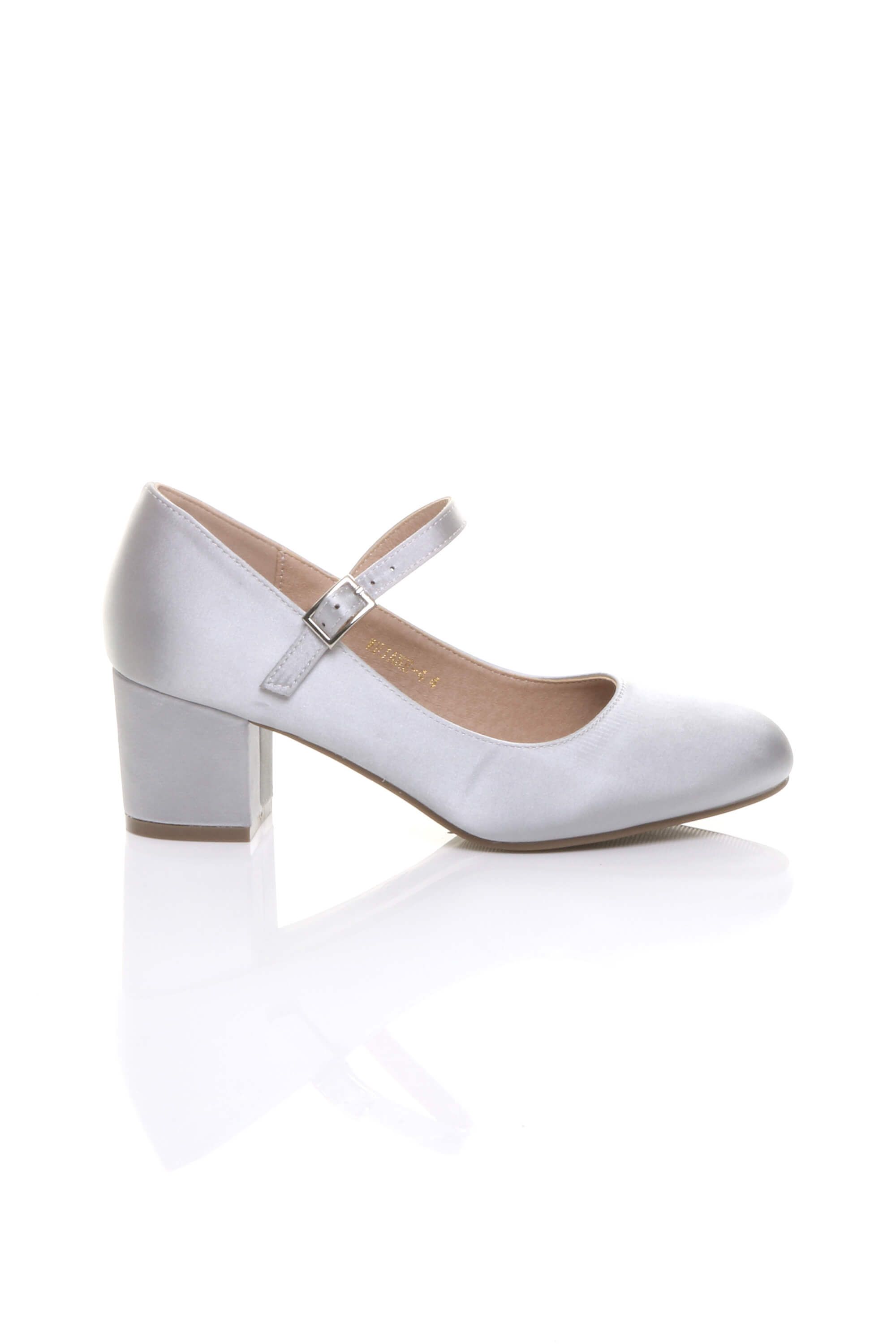 AJVANI Mid Block Heel Mary Jane Court Shoes