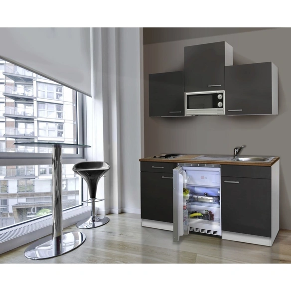 Küchenblock »KB150WRMI«, mit E-Geräten, Gesamtbreite: 150 cm