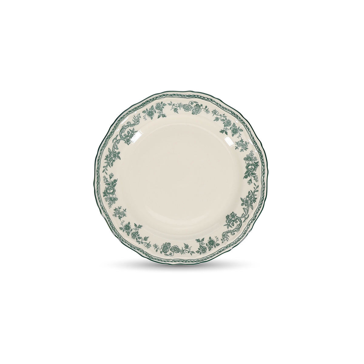 S|P Collection - Plat bord 21,5cm green Cyril - Set van 4