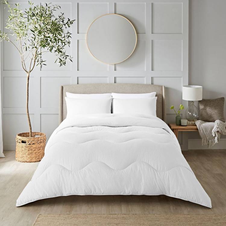 Night Lark Seersucker Coverless 4.5 Tog Duvet Sets - Single
