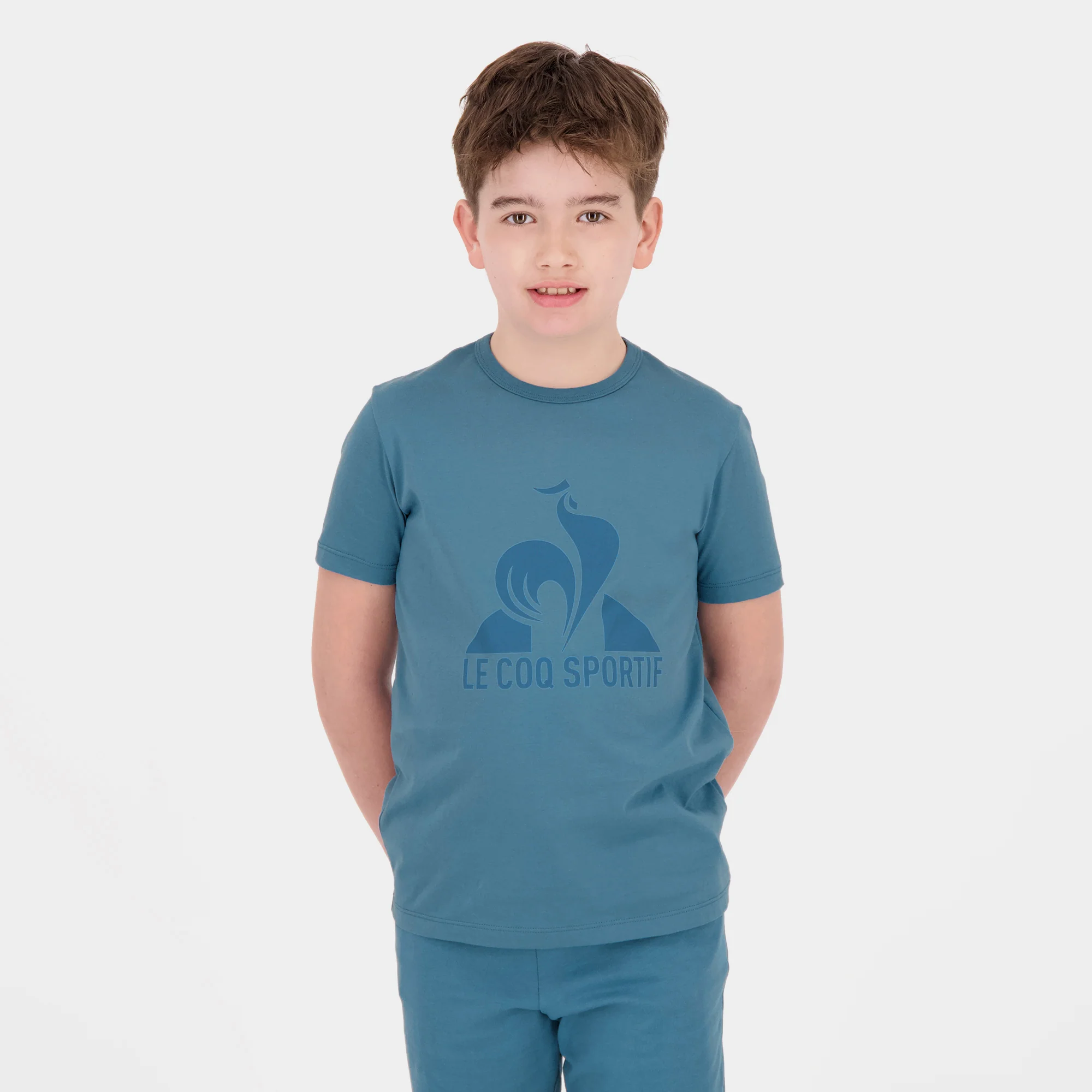 2520442-ESS Tee SS N°1 Enfant copen blue | T-shirt Enfant