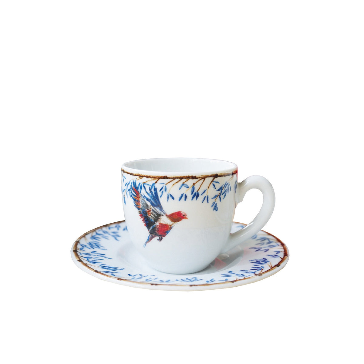 4x Catchii Espresso Bamboo & Singing Birds