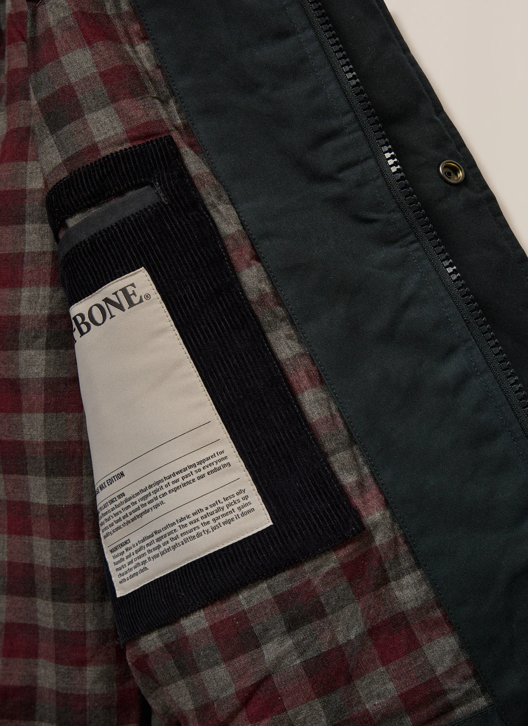 Vintage Wax Quilted Bomber