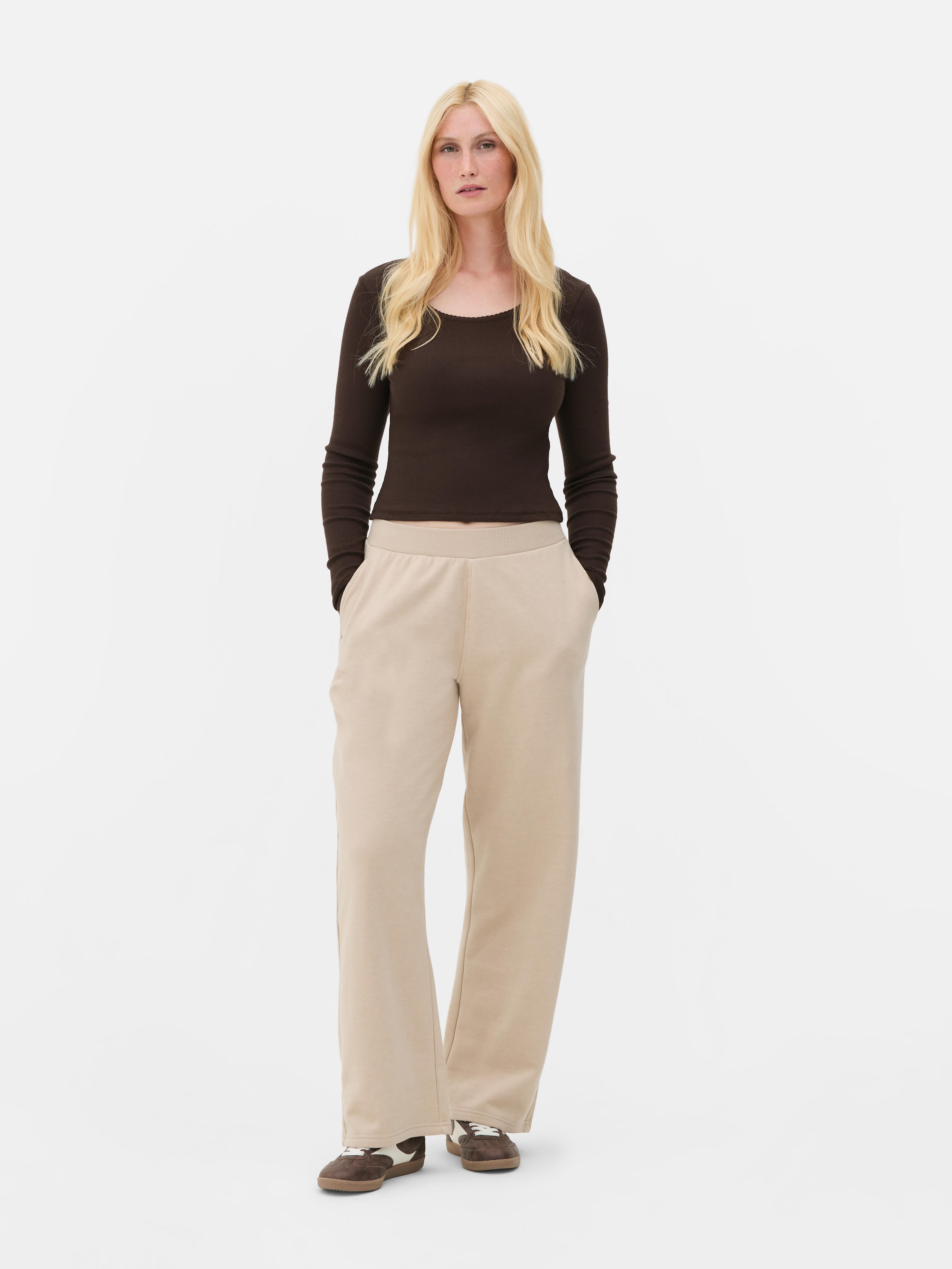 Cotton Rich Scoop Neck Top