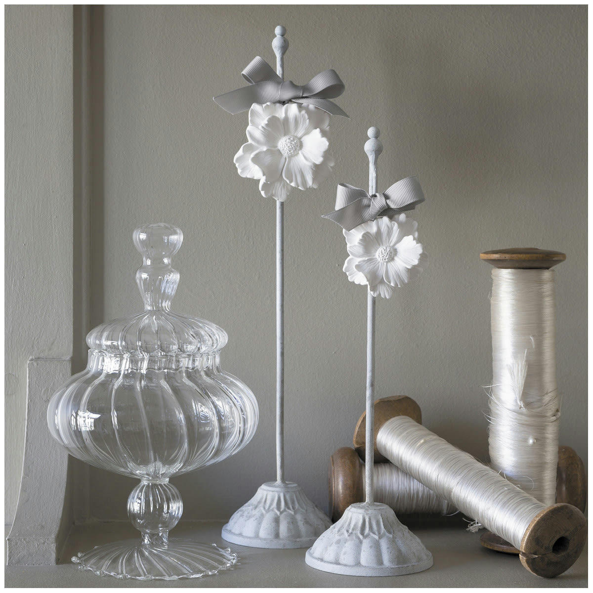 - Décor parfumé Fleur - Grand modèle - Fleur de Coton