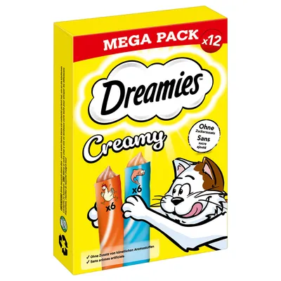 Dreamies Creamy Snacks with Chicken & Salmon