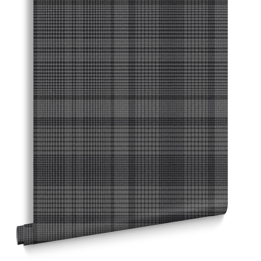 Graham & Brown Vliesbehang - Heritage Plain Charcoal