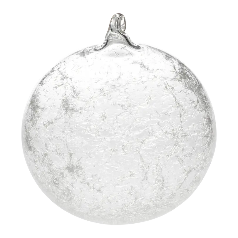 Weihnachtskugel X-Kugel Schnee