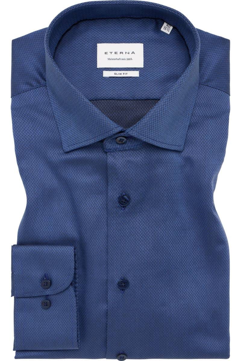 ETERNA Slim Fit Hemd mehrfarbig, Strukturiert