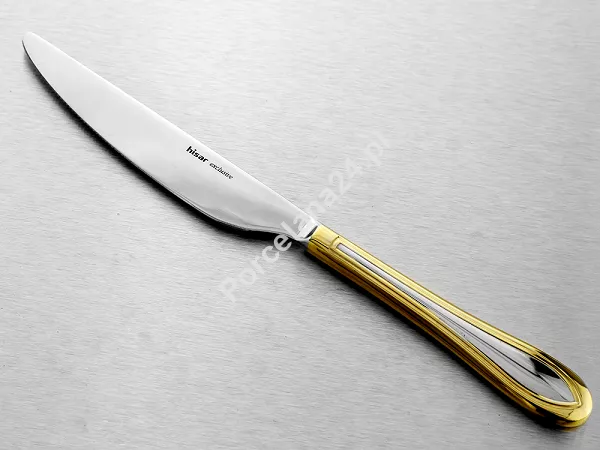 Komplet sztućców 24 cz. na 6 osób Hisar - Avsa Gold (3.0/2.5 mm) złocone