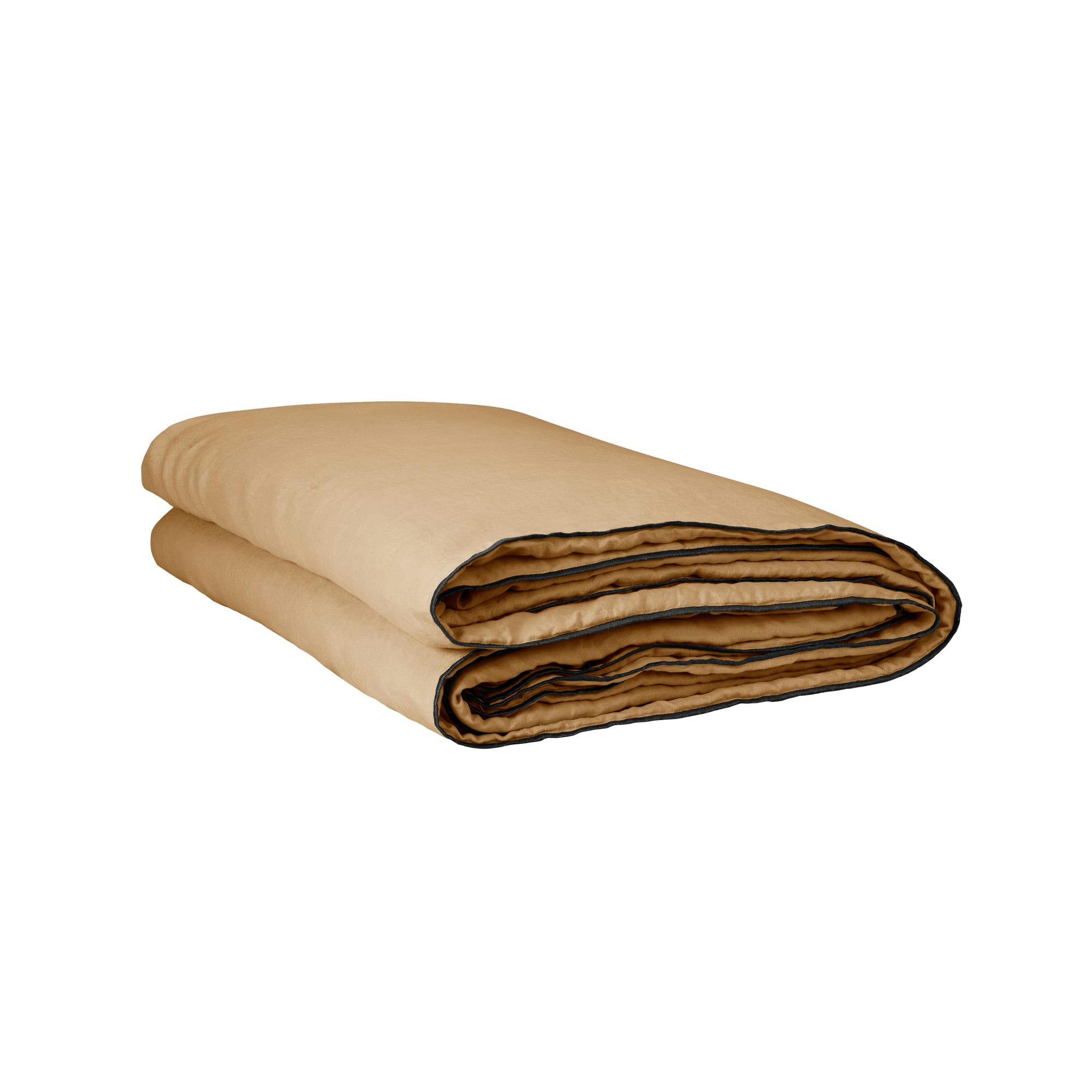 AUTOUR DU LIN - Couvre-lit en lin lavé 240x260cm Caramel