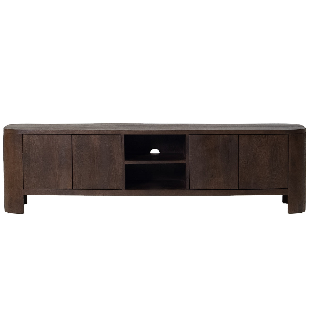 Giga Meubel Tv-Meubel Mitchel - Mangohout - Donkerbruin - 200cm