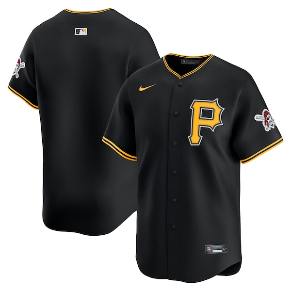 Pittsburgh Pirates Nike Alternate Limited Jersey - Black