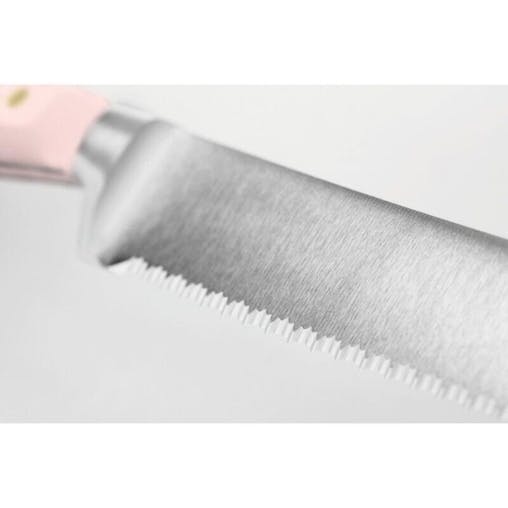 Wusthof Classic Serrated Utility 14cm Knife | Pink Himalayan Salt