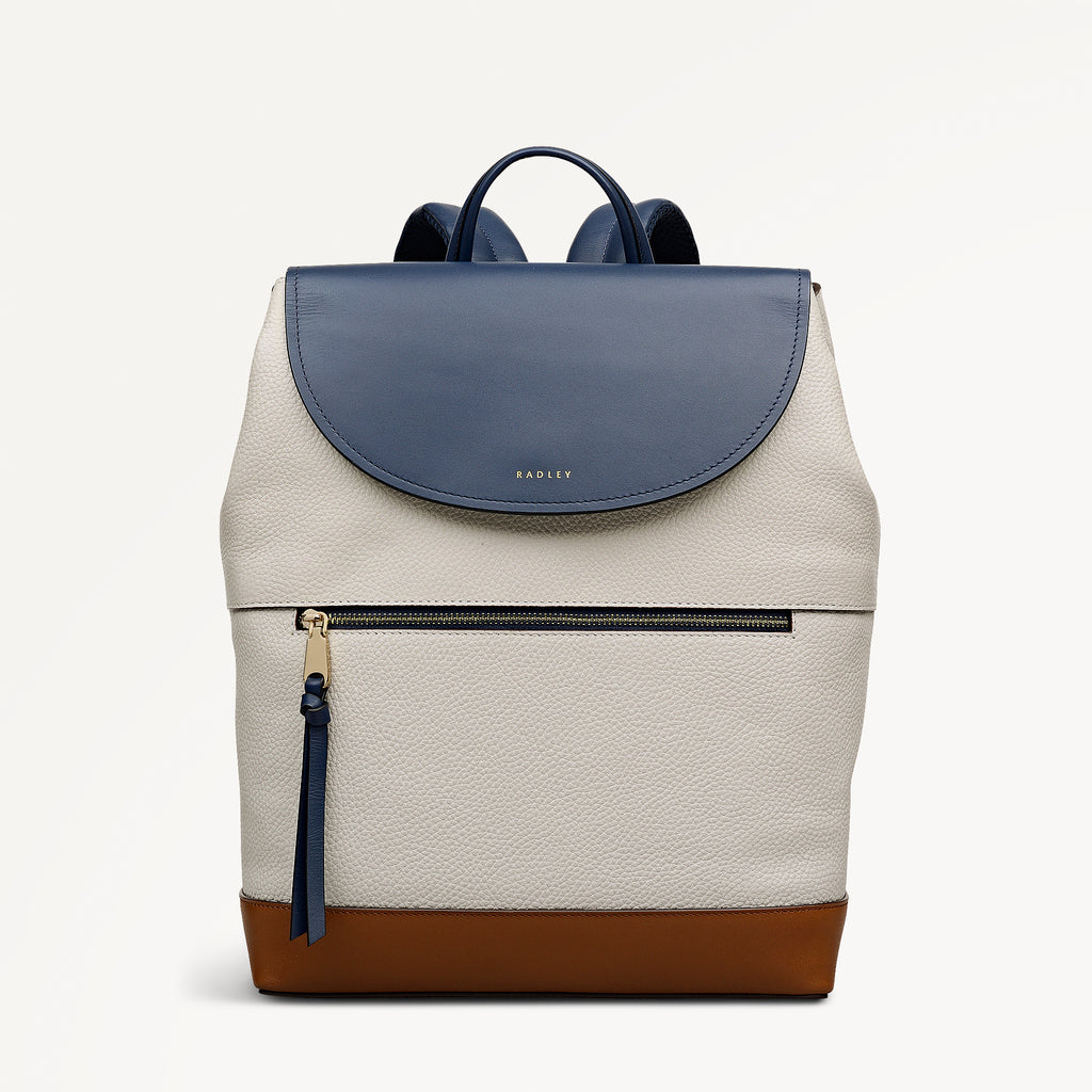Albion Street - Colourblock - Large Flapover Backpack