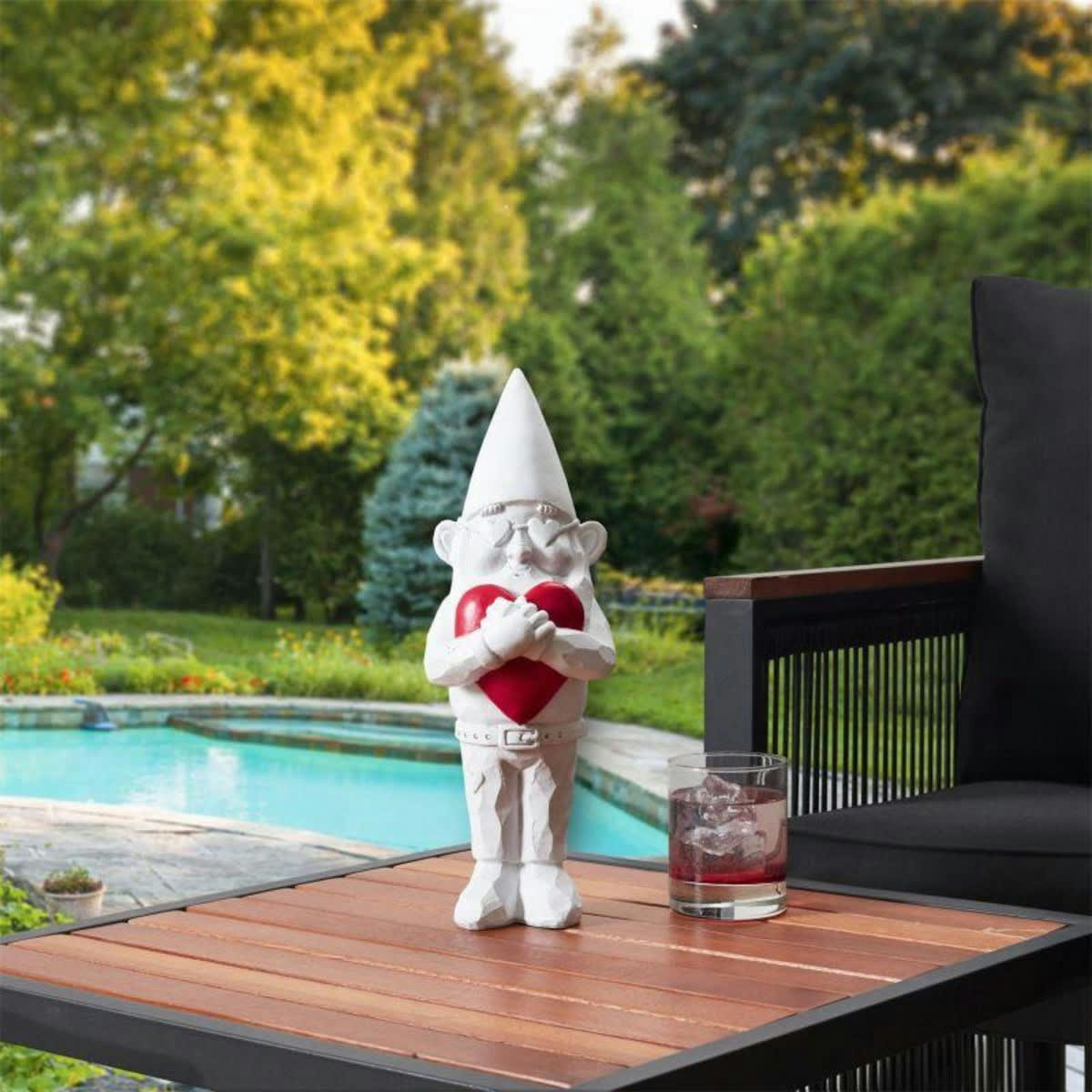 - Statuette nain de jardin Love 32.5 cm