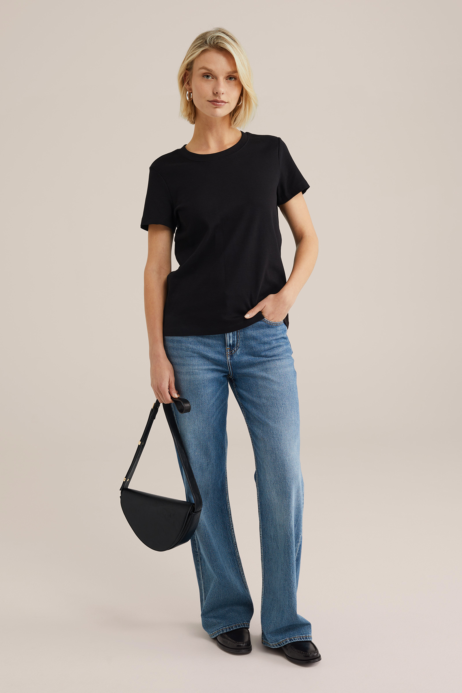 Dames T-shirt van katoen