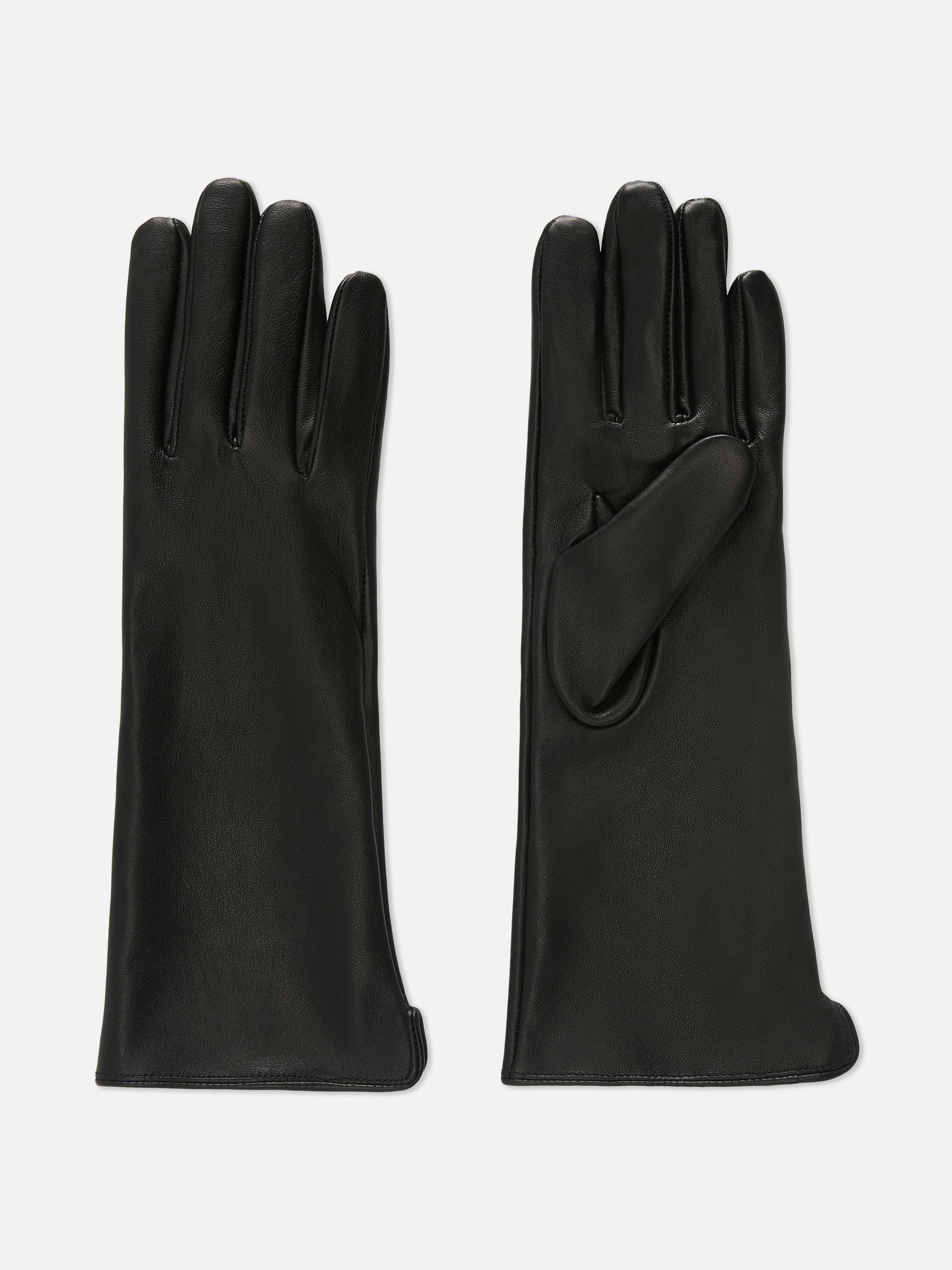 The Edit Leather Gloves