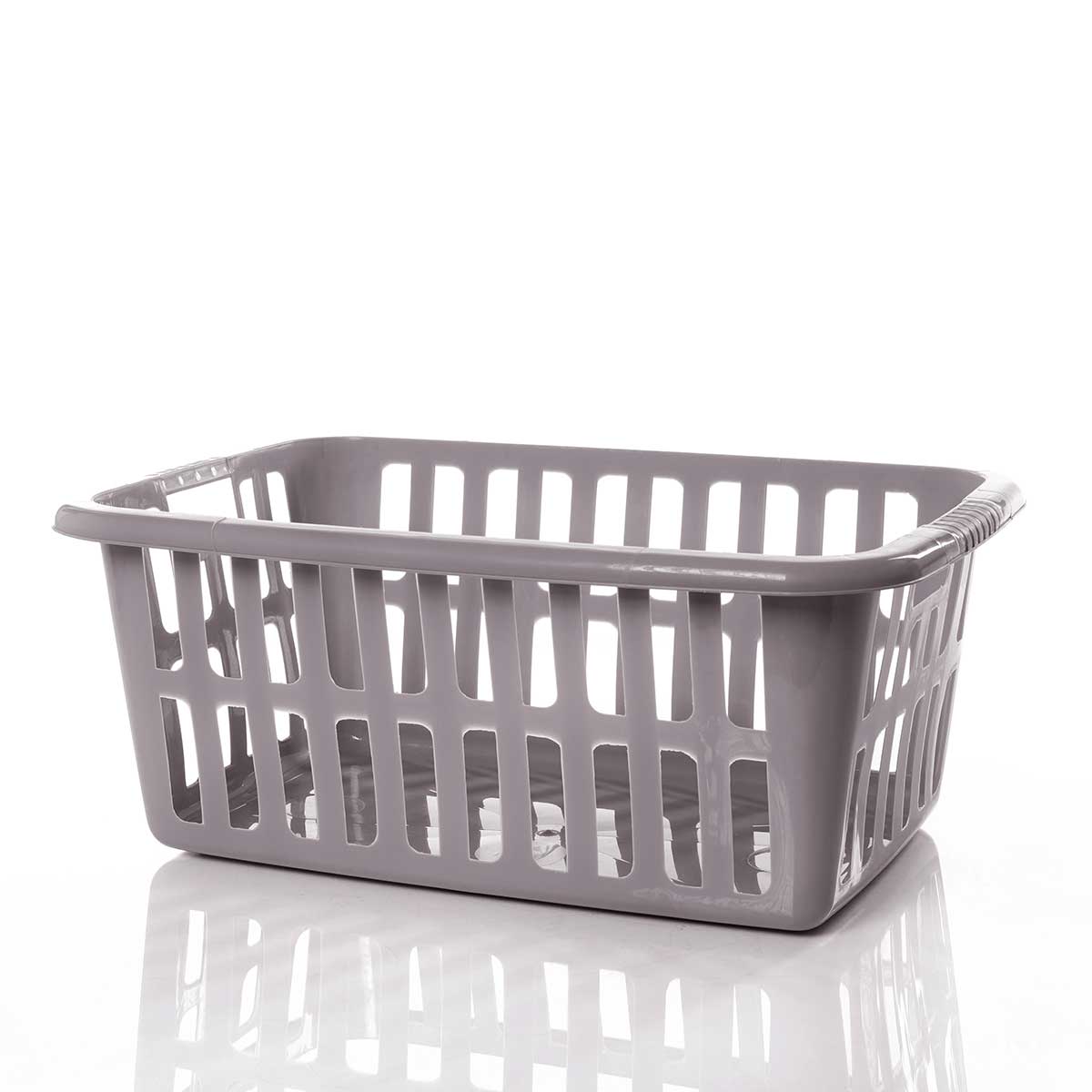 Cesto para roupa alto taupe SAND