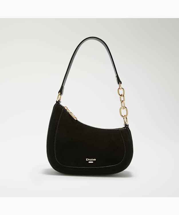 Direction Black - Chain Detail Shoulder Bag