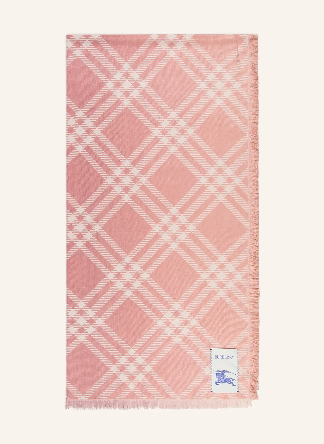 BURBERRY Schal mit Seide