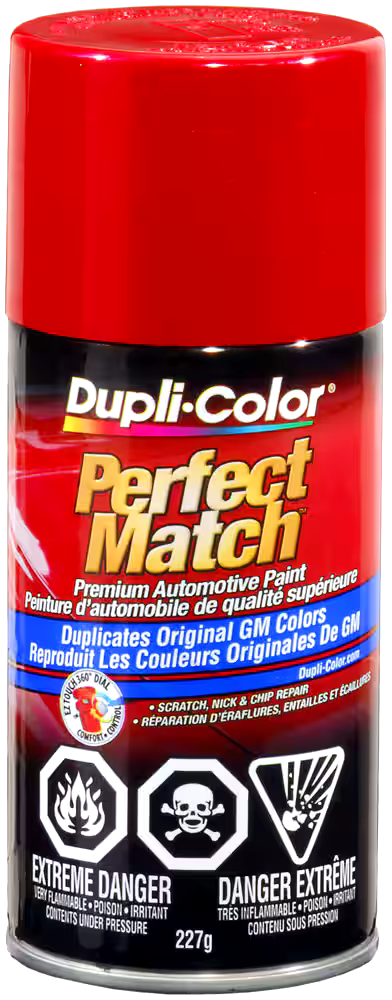 Dupli-Color Perfect Match Premium Acrylic Lacquer Automotive Aerosol Spray Paint, Victory Red (74, WA 5476, 74, WA 9260), 227-g
