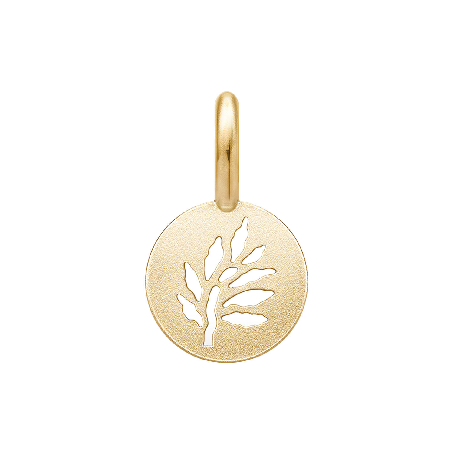 Signature Pendant Small, gold
