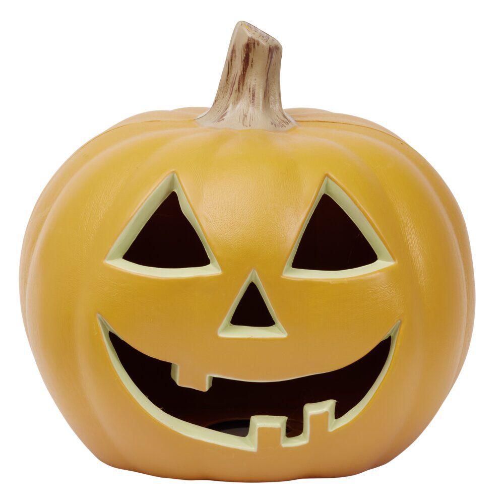 Citrouille XL souriante déco Halloween à poser