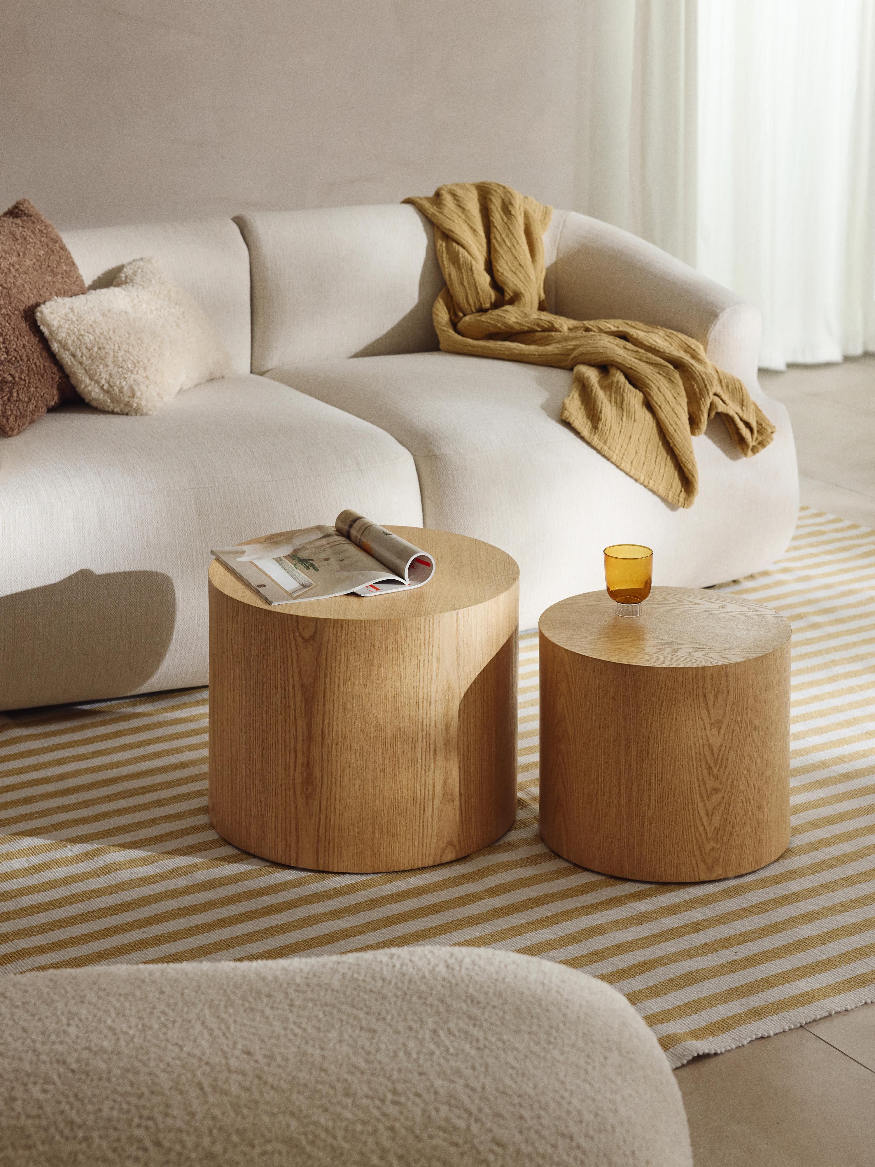 Couchtische Dan aus Holz, 2er-Set