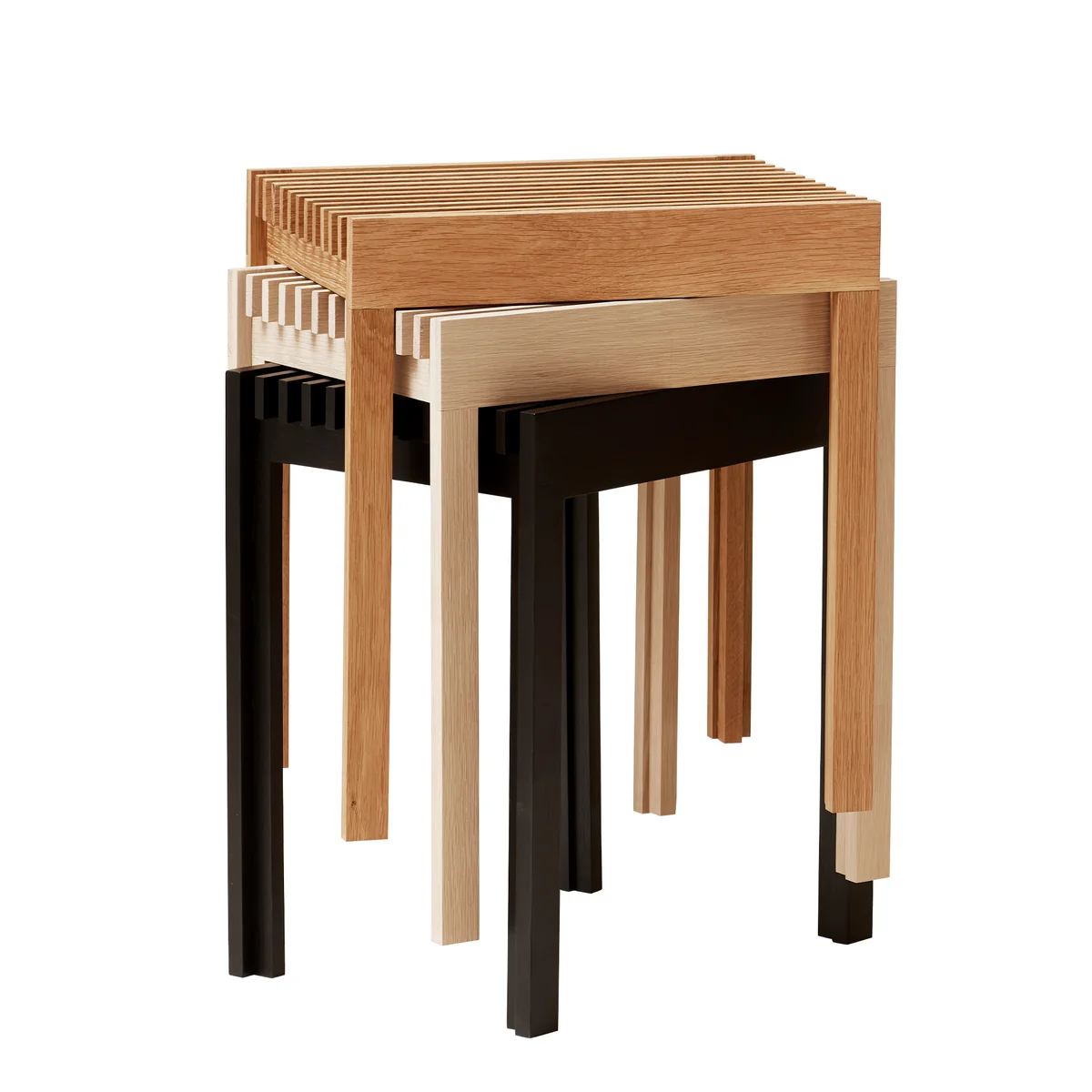 Form & Refine - Lightweight Hocker, Eiche natur