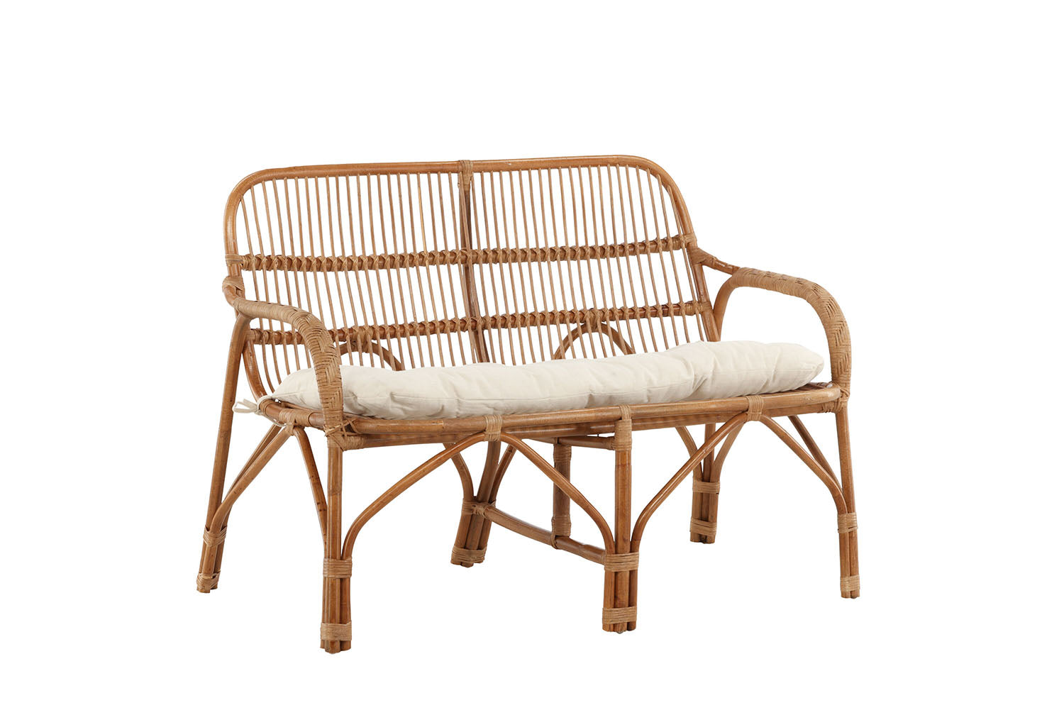 Rebellenclub Tuinbank Cedar - Zits Tuinbank - Naturel Rattan
