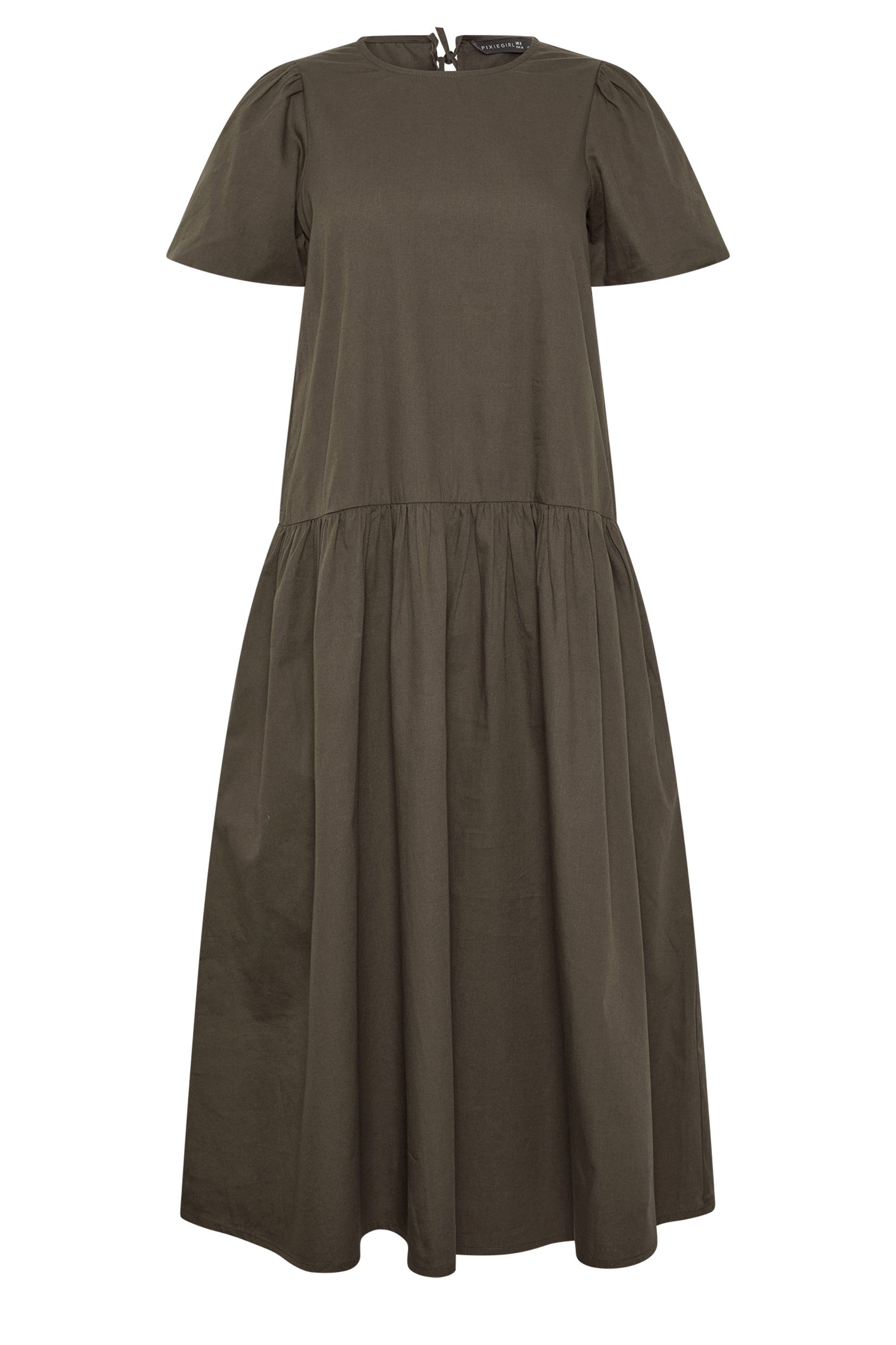 PixieGirl Petite Cotton Poplin Maxi Dress