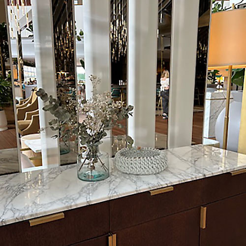 Panier décoratif échelle en cuir végétal et coton recyclé vert menthe