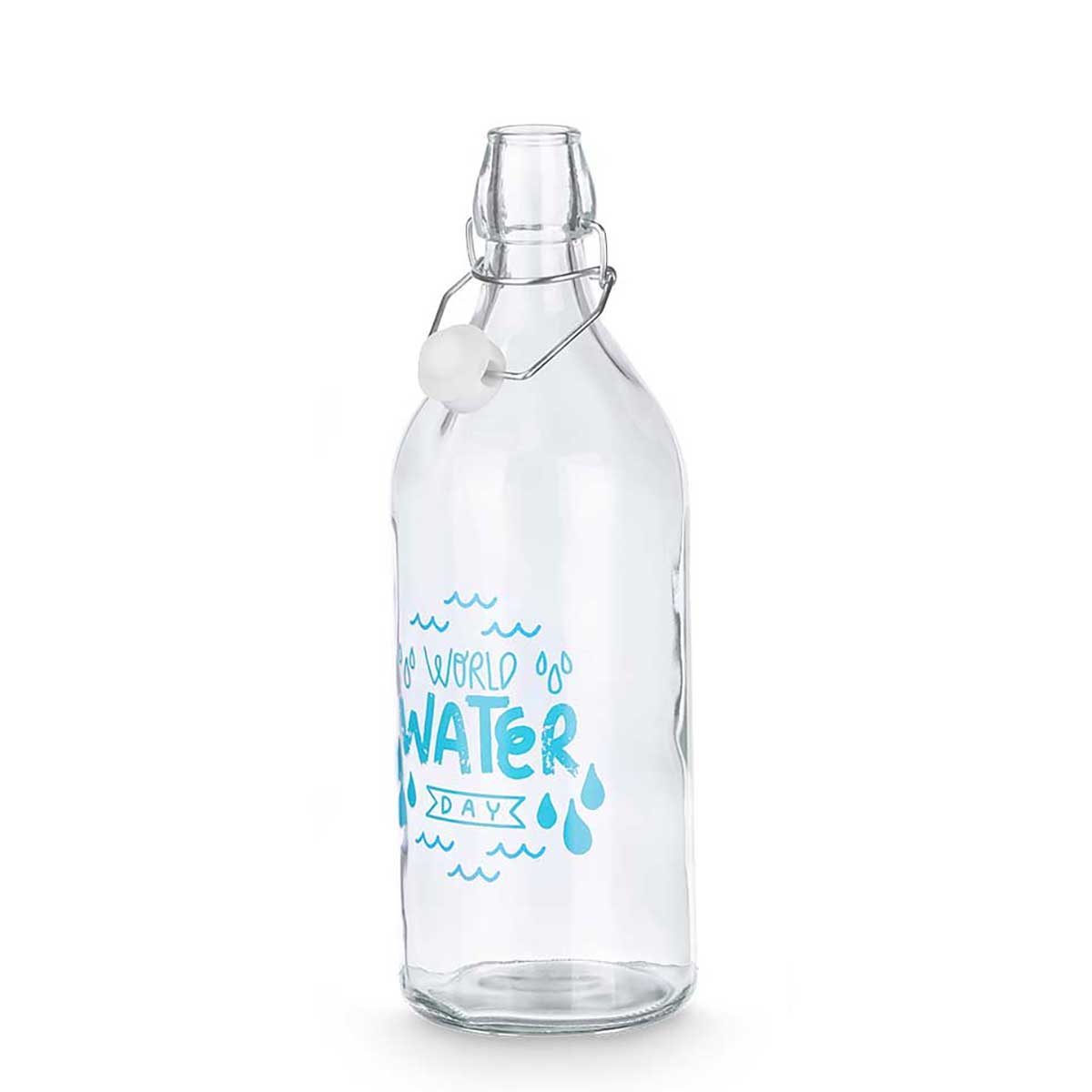 Garrafa Water Em Vidro 1l