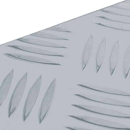 NNEVL Aluminium Box 48.5x14x20 cm Silver