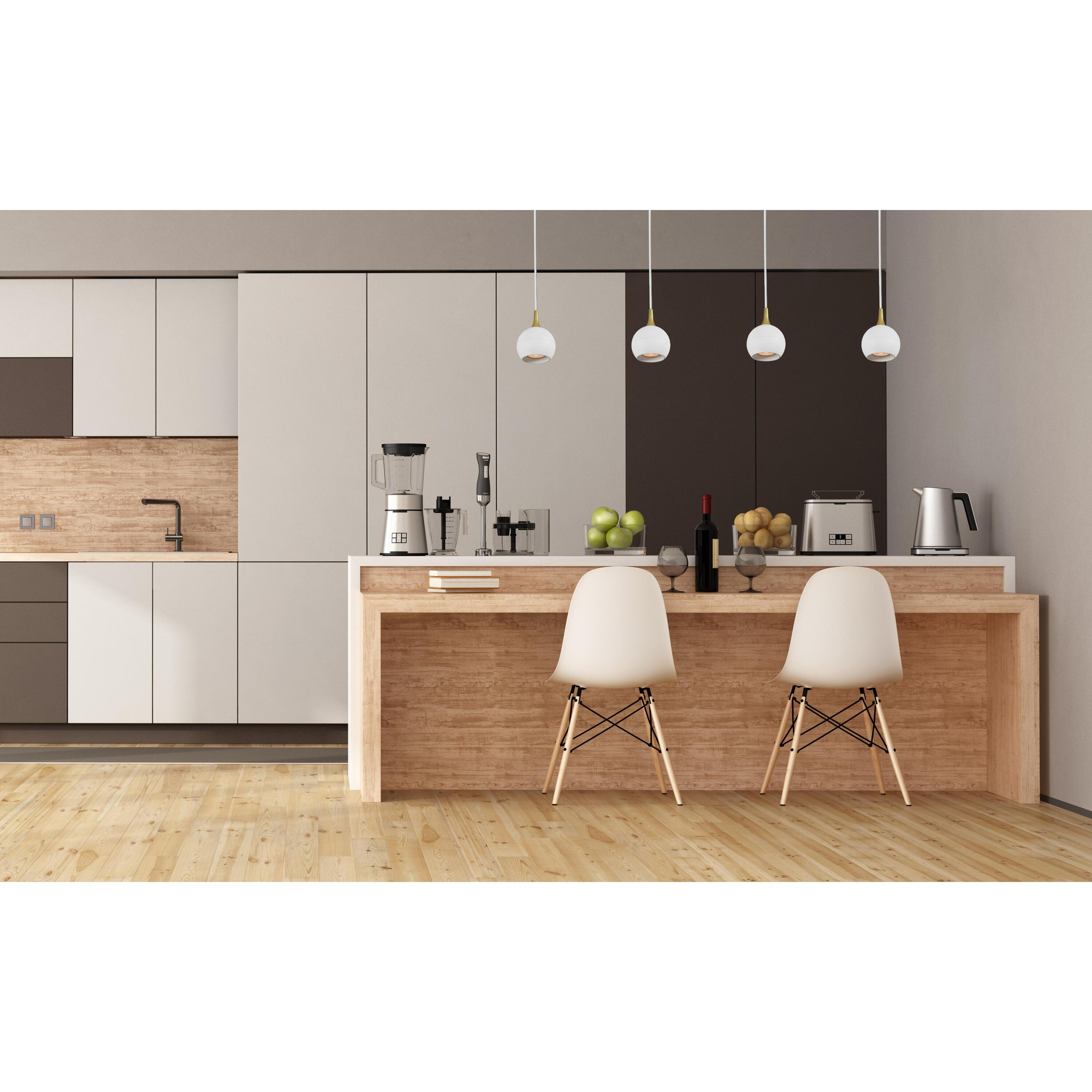 Favori 4 cluster hanglamp lineair wit