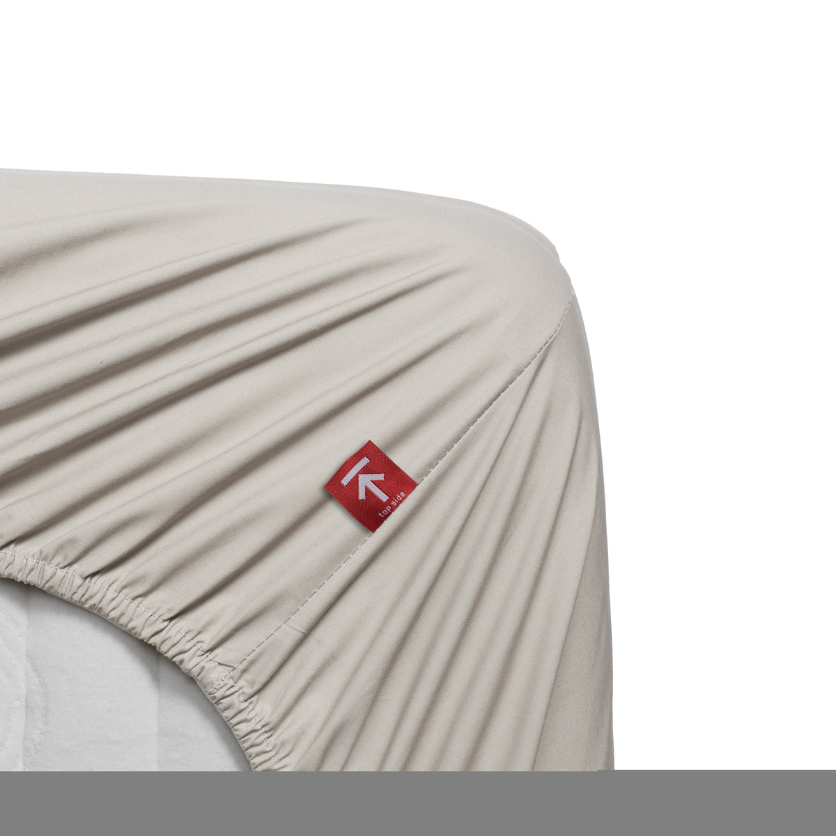 Beddinghouse - Percale-katoen - Split-topper - Hoeslaken - 160x200 cm - Naturel