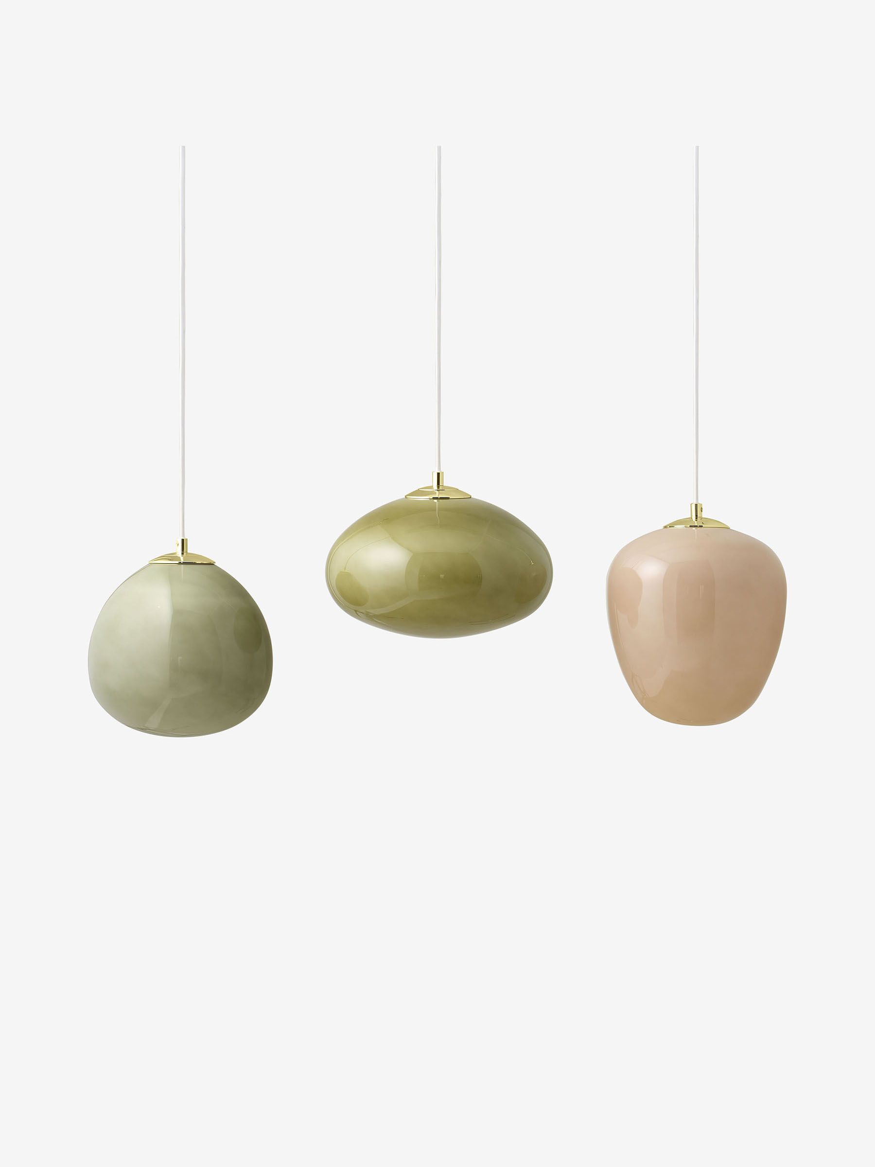 Adrianne Linear Pendant Light in Green