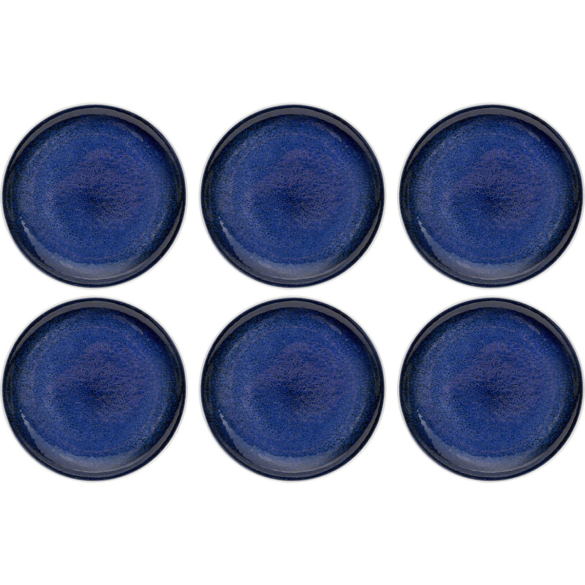 Kare Design Borden Partito blauw Ø20cm (6/set)