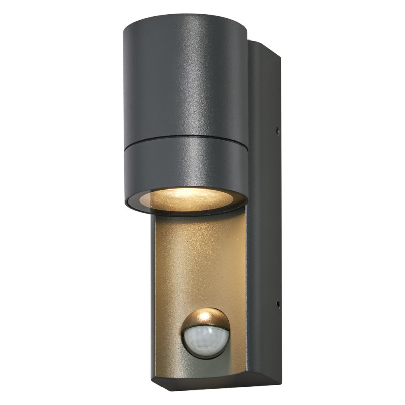 Applique extérieure Endura Isidor grise avec détecteur de mouvement GU10 35 W LEDVANCE