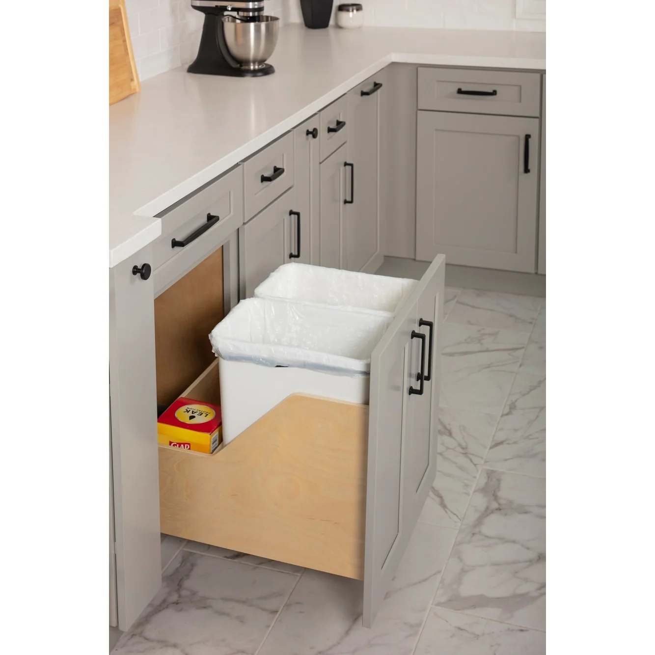 Hardware Resources CDM-WBMD3521 19 Double 35 Quart Waste