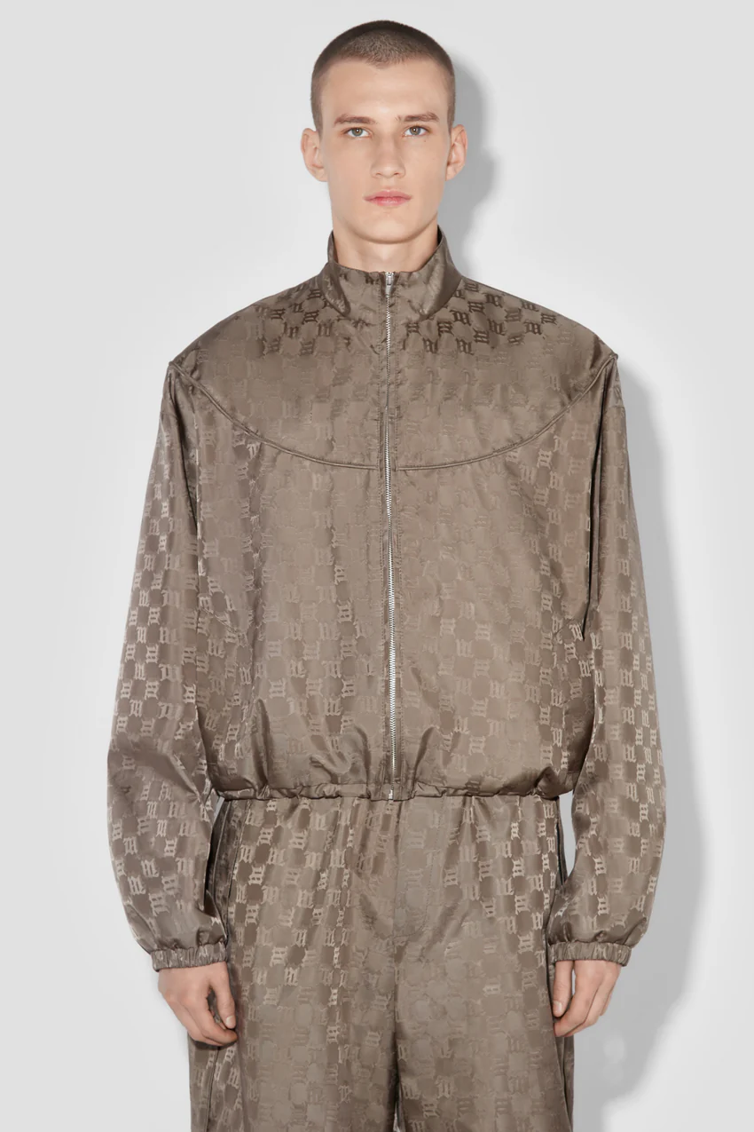 Nylon Monogram Cropped Jacket