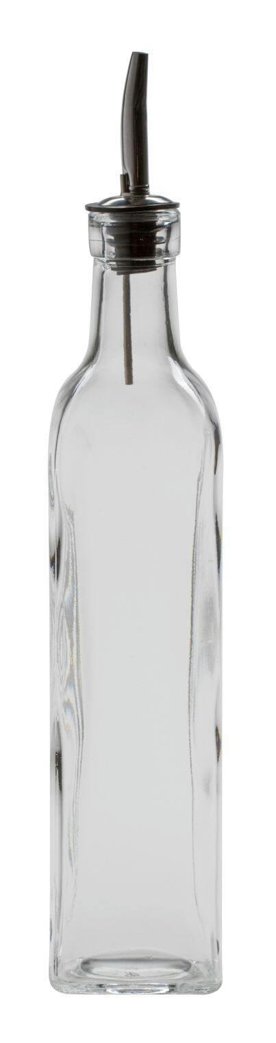 Libbey Glass Oil or Vinegar Cruet/Dispenser, Dishwasher Safe, 500-mL, Clear